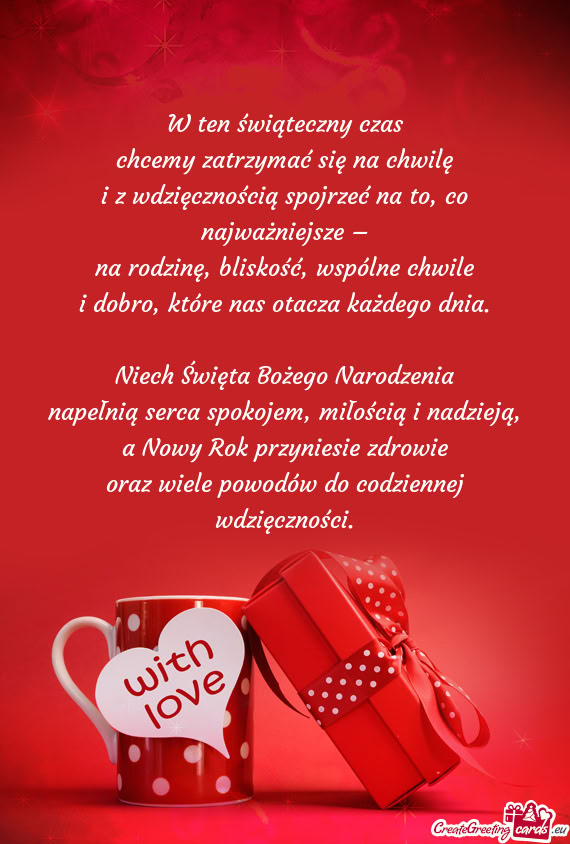 Na rodzinę, bliskość, wspólne chwile