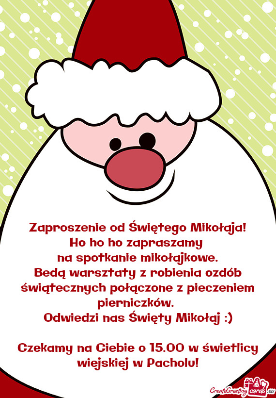 Na spotkanie mikołajkowe