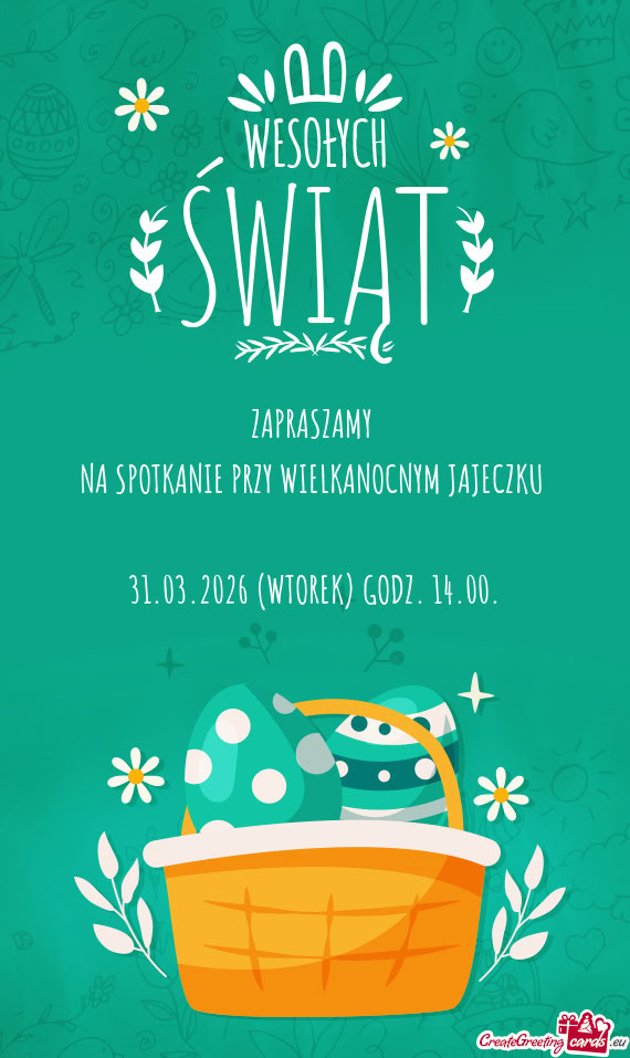 NA SPOTKANIE PRZY WIELKANOCNYM JAJECZKU