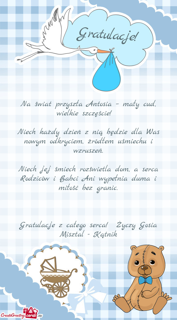 Na świat przyszła Antosia – mały cud, wielkie szczęście! 💖