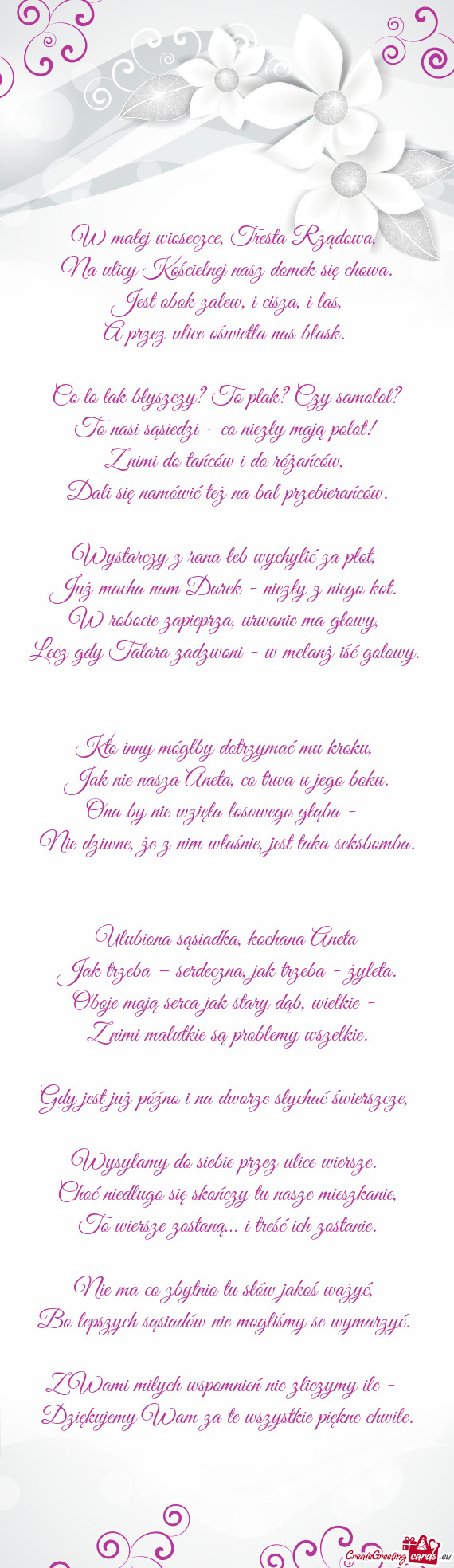 Na ulicy Kościelnej nasz domek się chowa