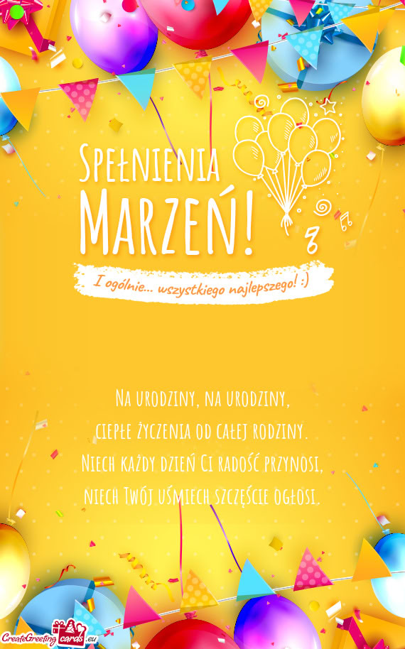 Na urodziny, na urodziny