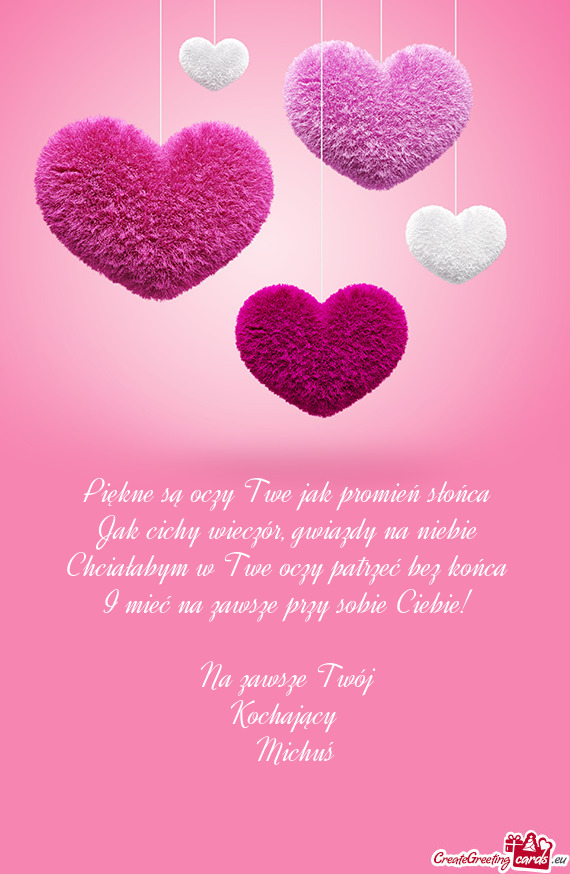 Na zawsze Twój Kochający  Michuś