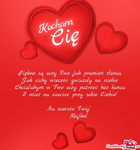 Na zawsze Twój   Majkel