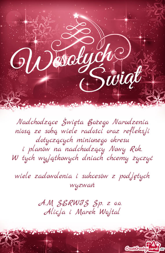 Nadchodzące Święta Bożego Narodzenia  niosą ze sobą wiele radości oraz