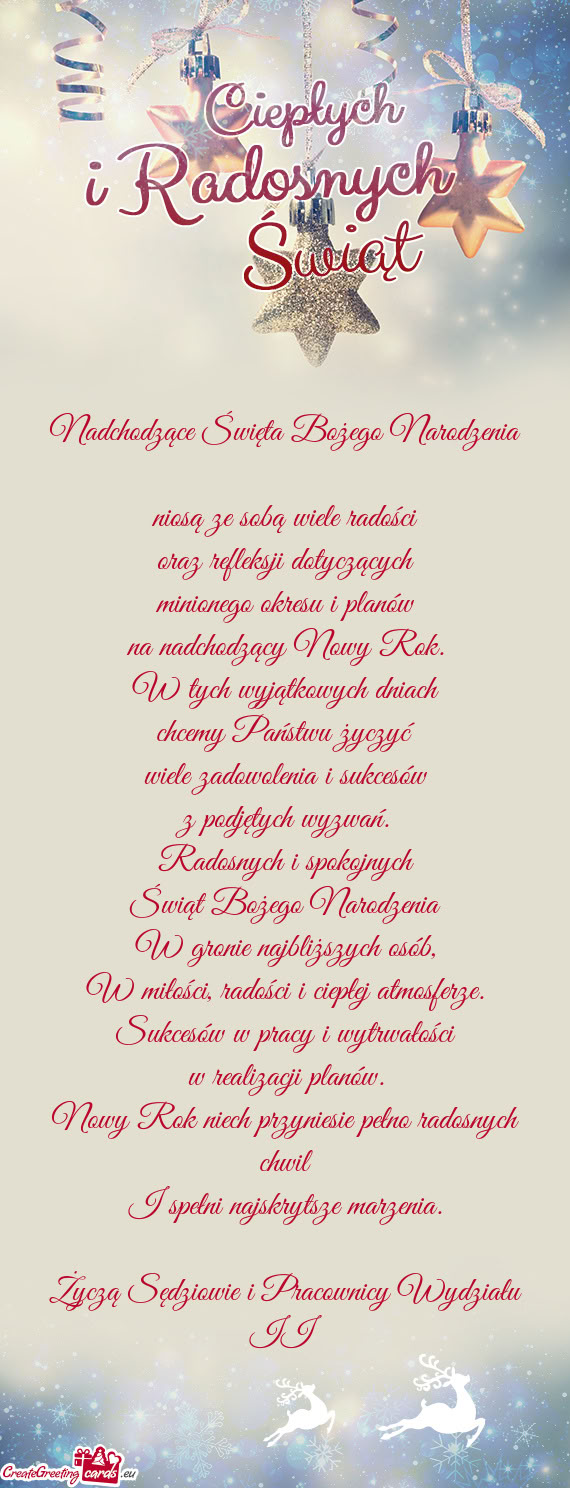 Nadchodzące Święta Bożego Narodzenia  niosą ze sobą wiele radości  oraz