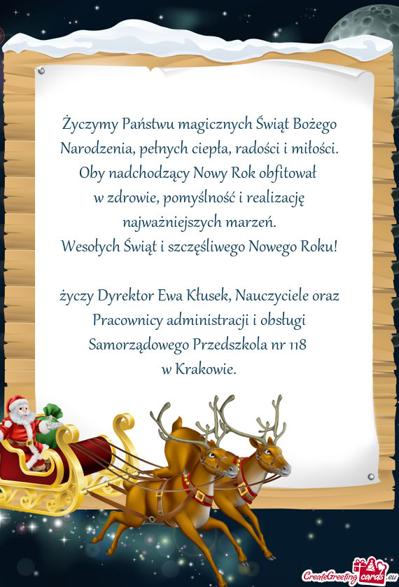 Nadchodzący Nowy Rok obfitował