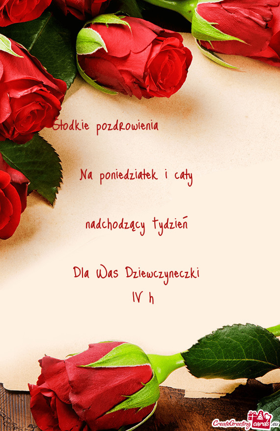 Nadchodzący tydzień