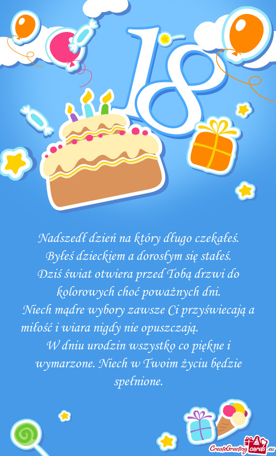 Nadszedł dzień na który długo czekałeś