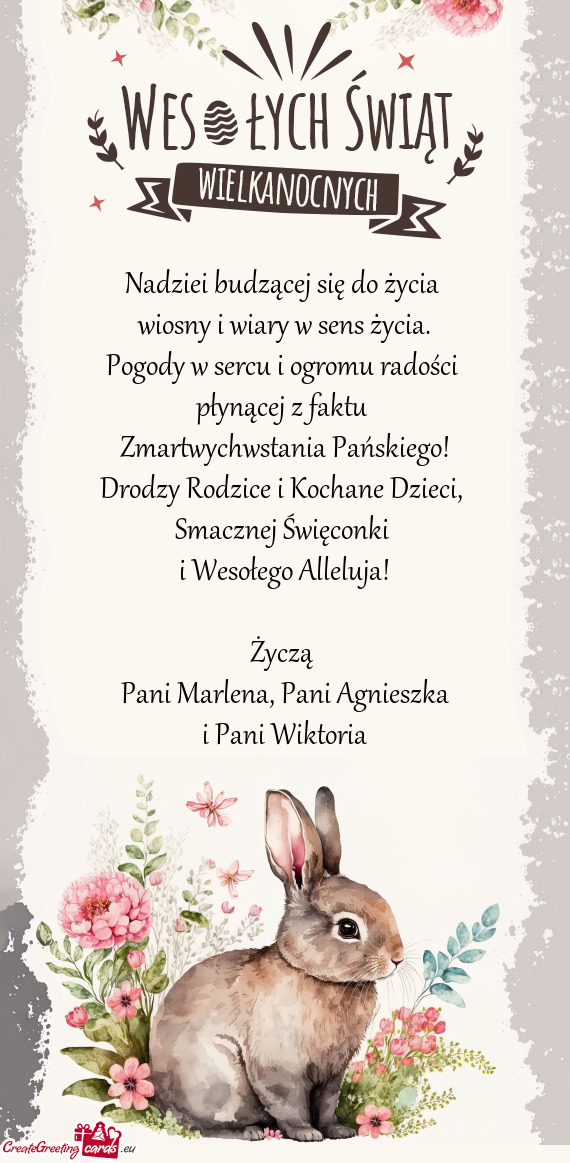 Nadziei budzącej się do życia