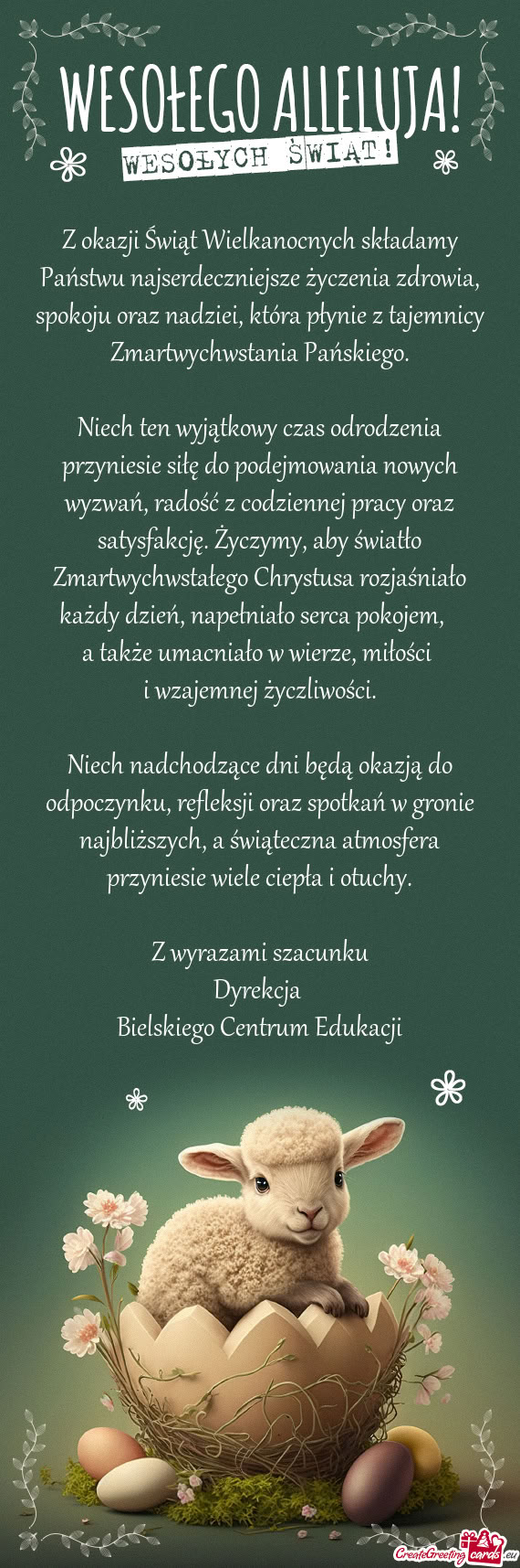Nadziei, która płynie z tajemnicy Zmartwychwstania Pańskiego