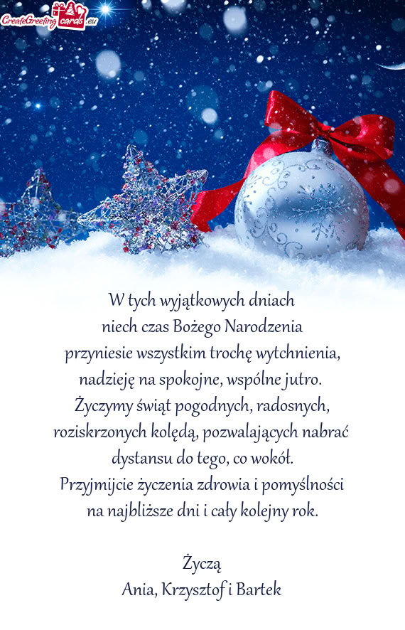 Nadzieję na spokojne, wspólne jutro