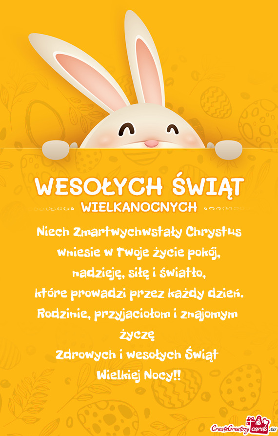 Nadzieję, siłę i światło
