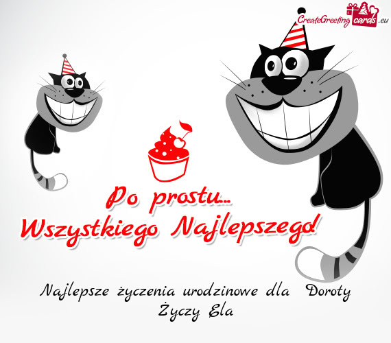 Najlepsze życzenia urodzinowe dla Doroty Ela