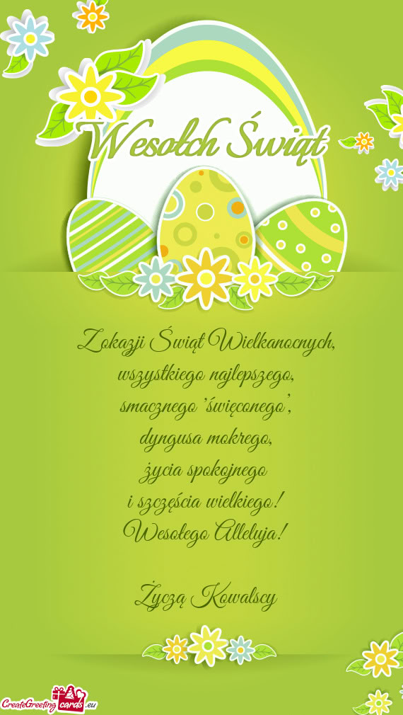 Najlepszego, smacznego