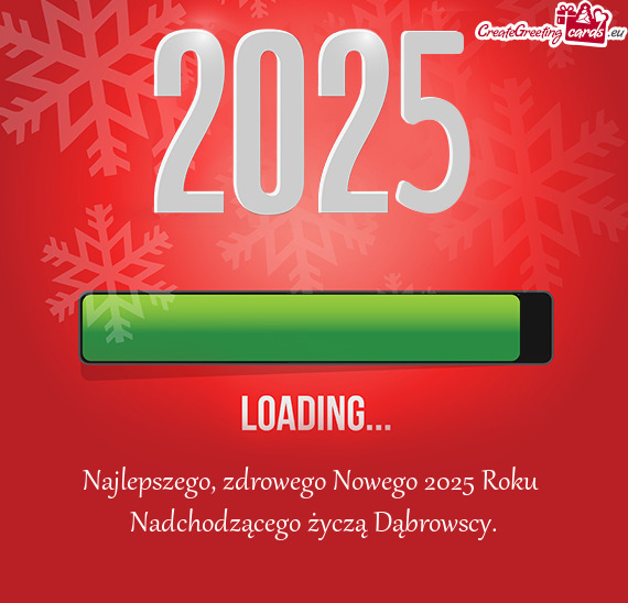 Najlepszego, zdrowego Nowego 2025 Roku