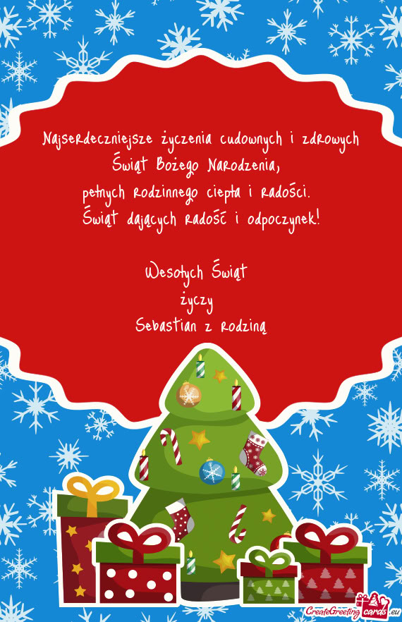 Najserdeczniejsze życzenia cudownych i zdrowych