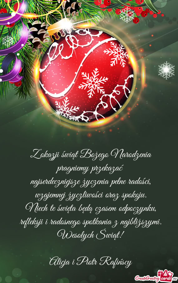 Najserdeczniejsze życzenia pełne radości