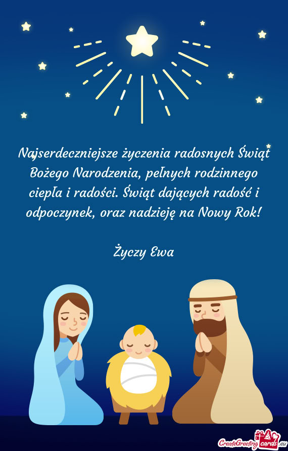 Najserdeczniejsze życzenia radosnych Świąt Bożego Narodzenia, pełnych rodzinnego ciepła i rado