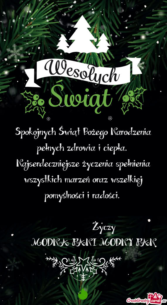 Najserdeczniejsze życzenia spełnienia wszystkich marzeń oraz wszelkiej pomyślności i radości