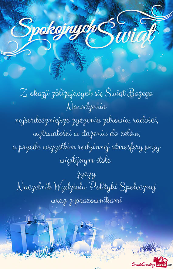 Najserdeczniejsze życzenia zdrowia, radości, wytrwałości w dążeniu do celów