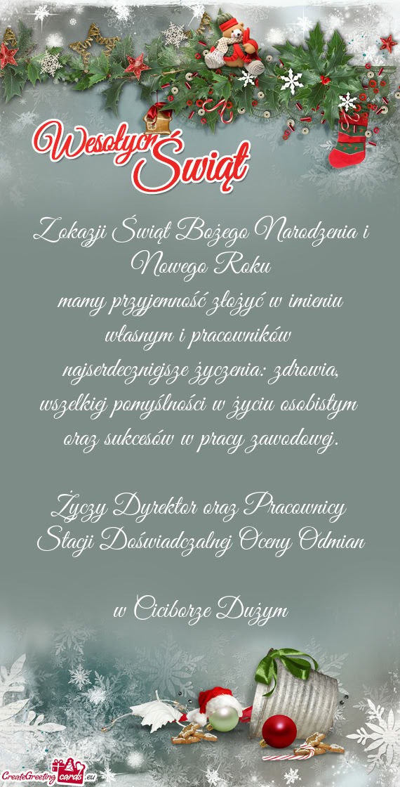 Najserdeczniejsze życzenia: zdrowia