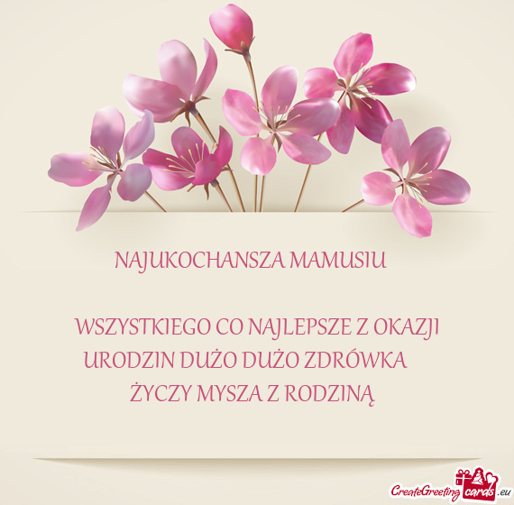 NAJUKOCHANSZA MAMUSIU 💖