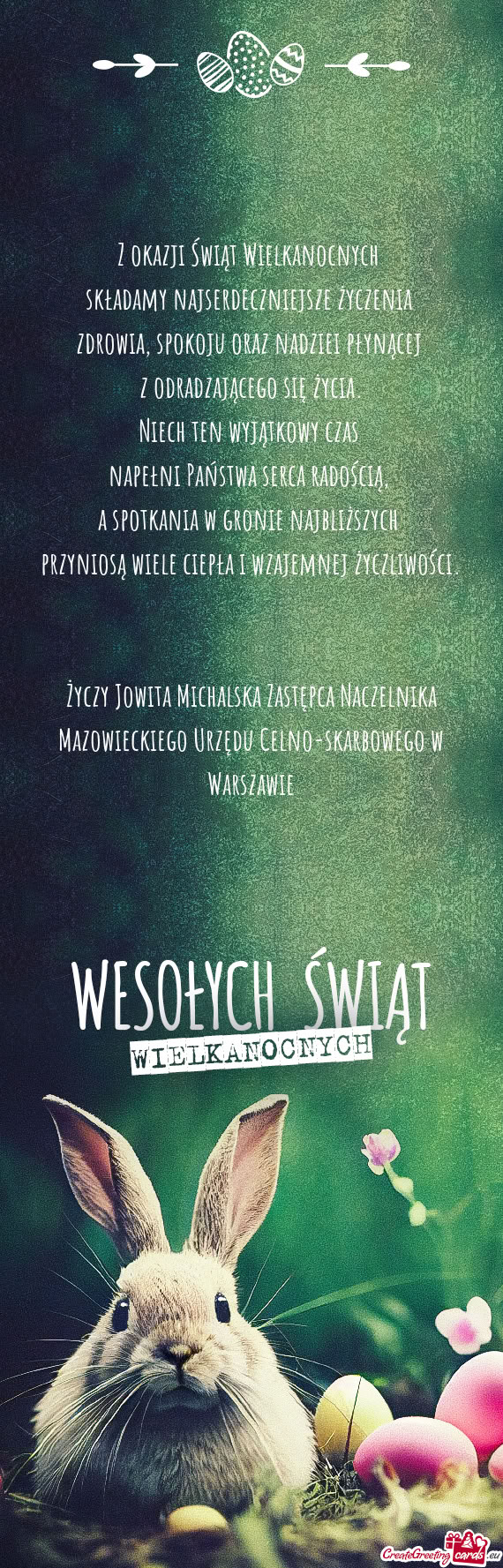 Napełni Państwa serca radością