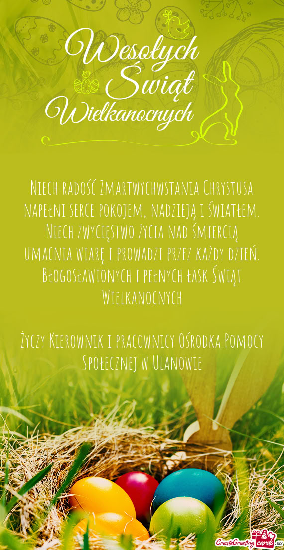 Napełni serce pokojem, nadzieją i światłem