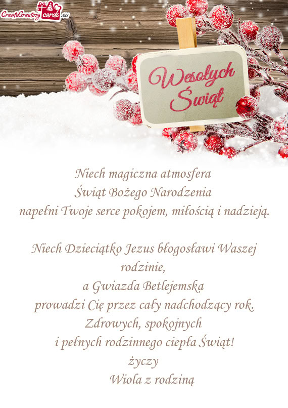 Napełni Twoje serce pokojem, miłością i nadzieją