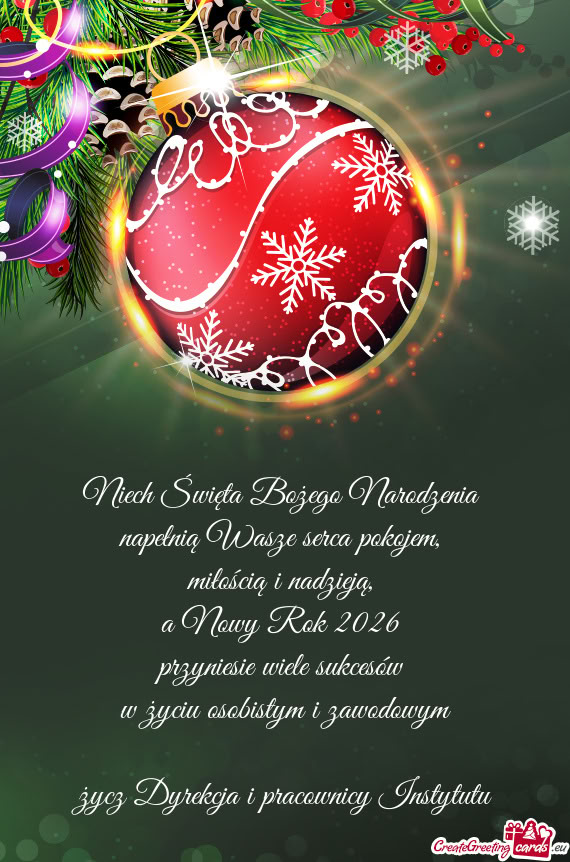 Napełnią Wasze serca pokojem