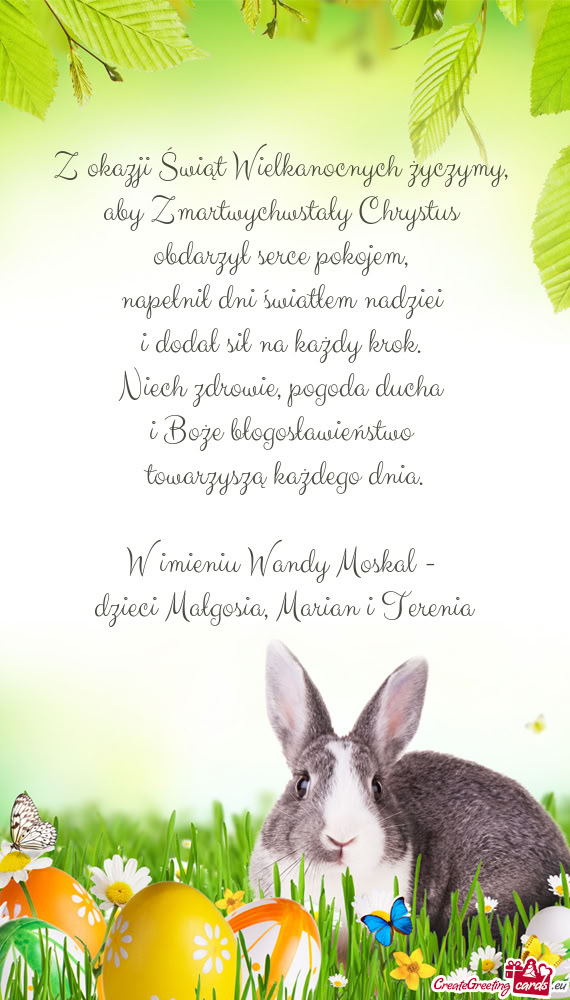 Napełnił dni światłem nadziei