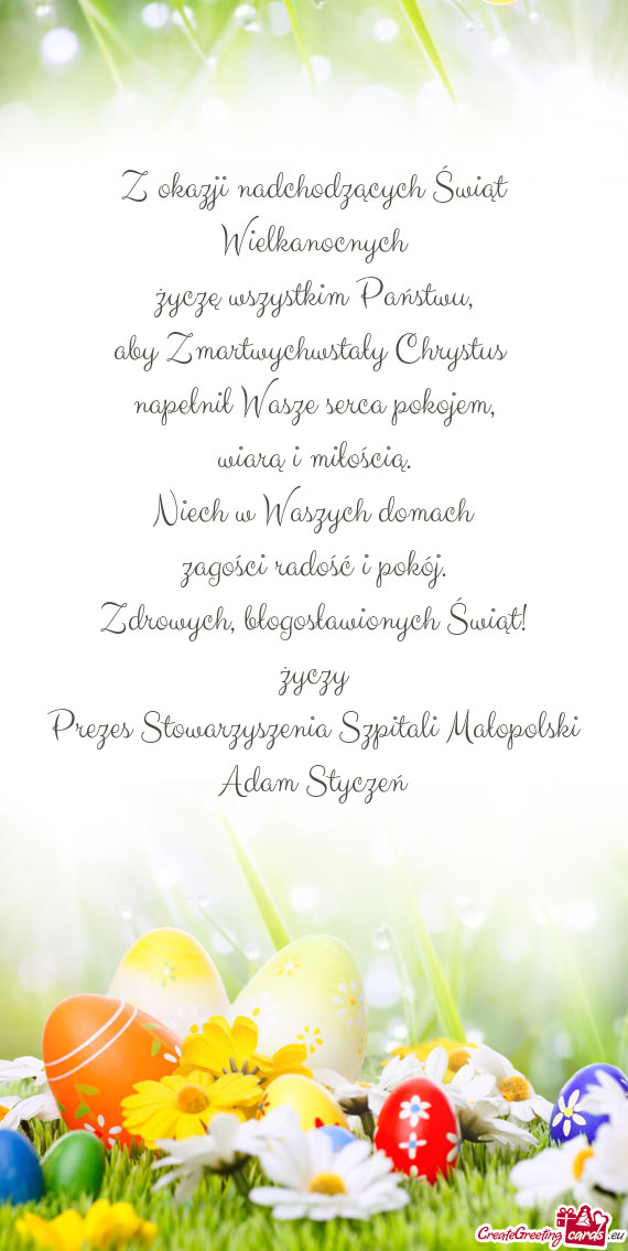 Napełnił Wasze serca pokojem