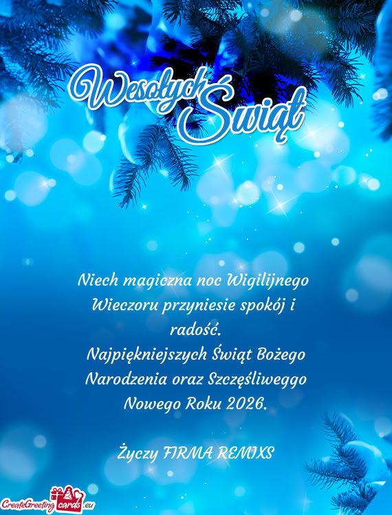 Narodzenia oraz Szczęśliweggo