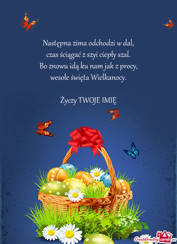 Następna zima odchodzi w dal,  czas ściągać z szyi ciepły szal.  Bo znowu