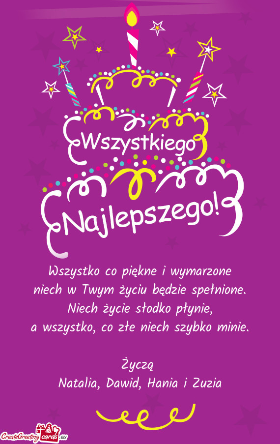 Natalia, Dawid, Hania i Zuzia