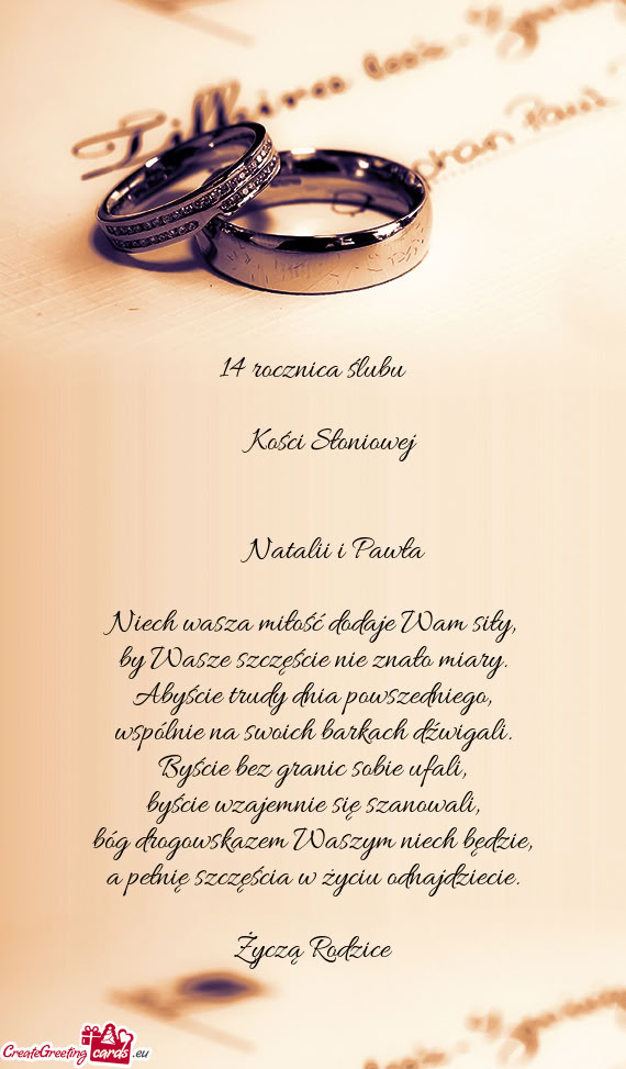 Natalii i Pawła