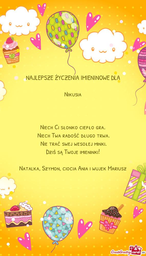 Natalka, Szymon, ciocia Ania i wujek Mariusz