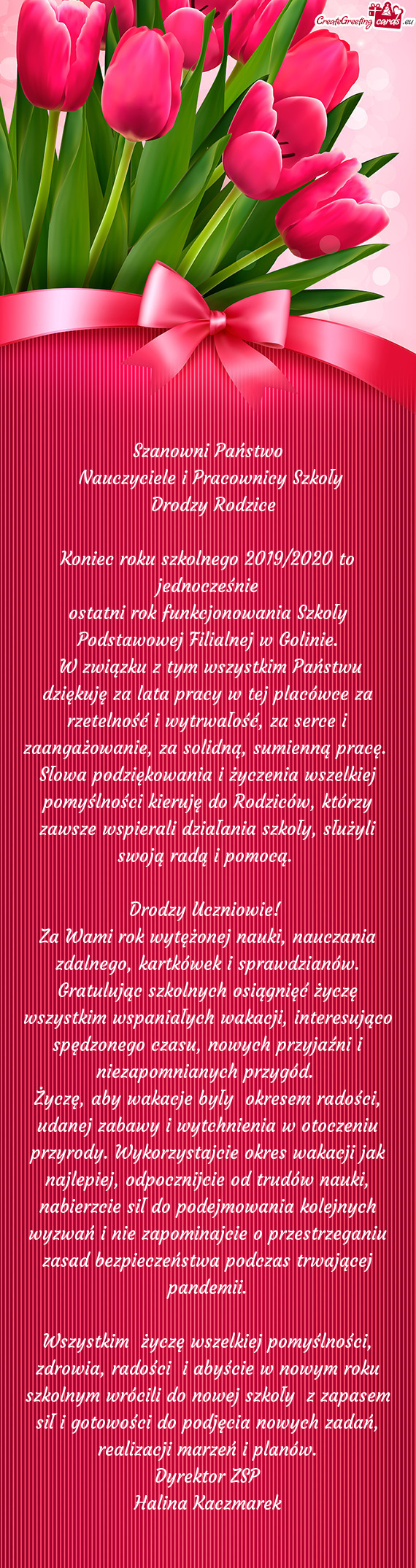 Nauczyciele i Pracownicy Szkoły