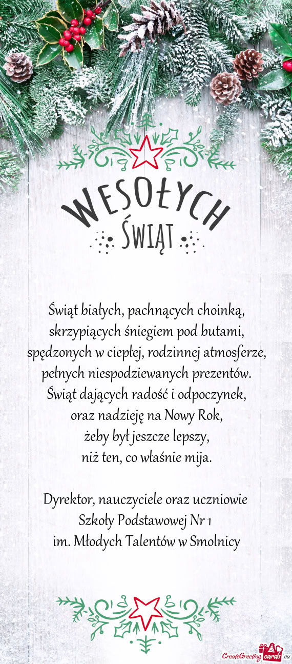 Nauczyciele oraz uczniowie Szkoły Podstawowej Nr 1 im