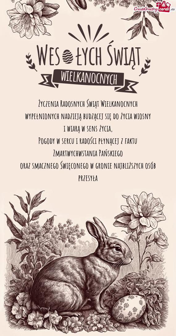 Nego w gronie najbliższych osób przesyła