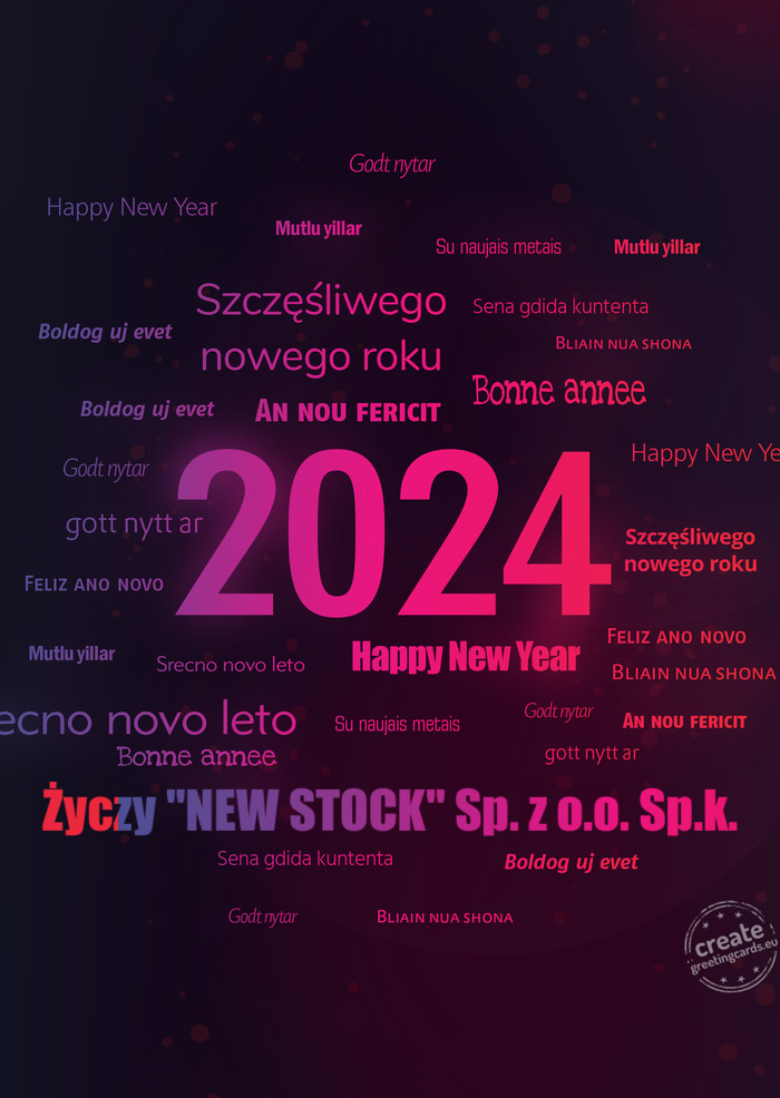 "NEW STOCK" Sp. z o.o. Sp.k.