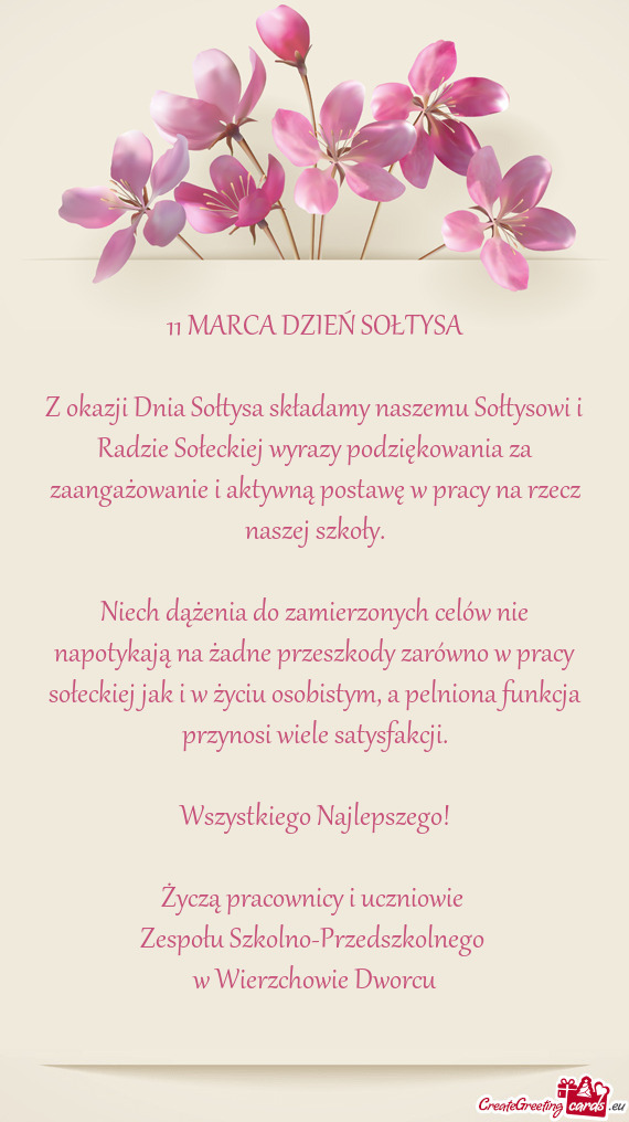 Ngażowanie i aktywną postawę w pracy na rzecz naszej szkoły