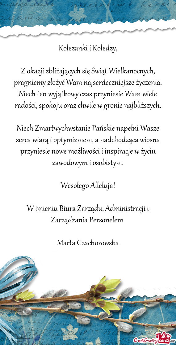 Nia. Niech ten wyjątkowy czas przyniesie Wam wiele radości, spokoju oraz chwile w gronie najbliżs