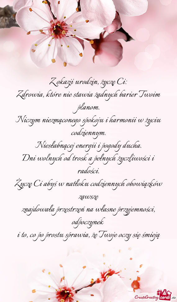 Niczym niezmąconego spokoju i harmonii w życiu codziennym
