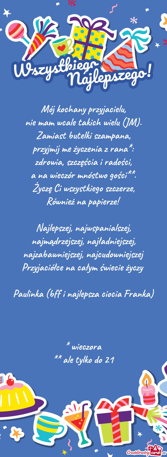 Nie mam wcale takich wielu (JM)