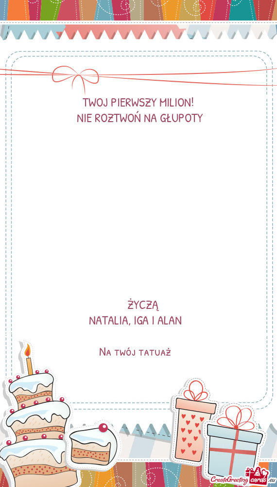 NIE ROZTWOŃ NA GŁUPOTY