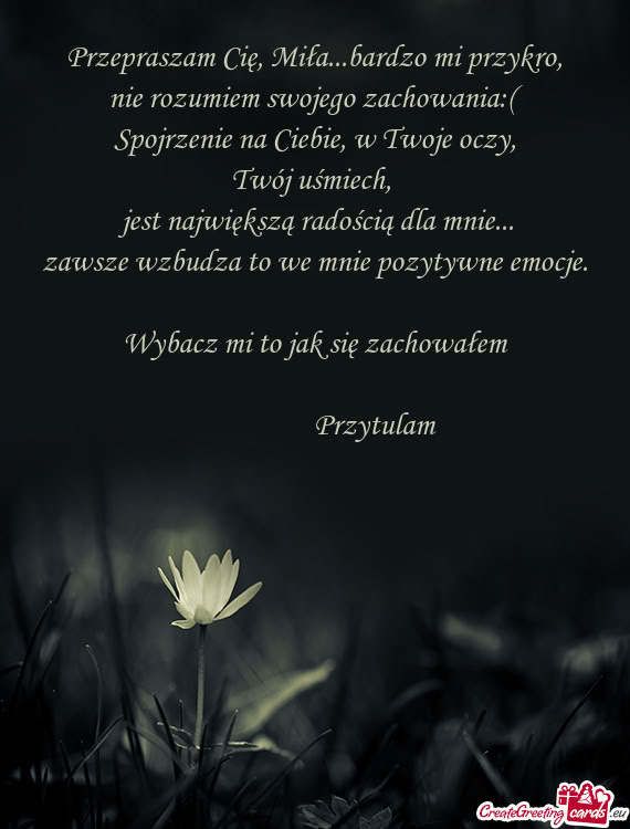 Nie rozumiem swojego zachowania:(