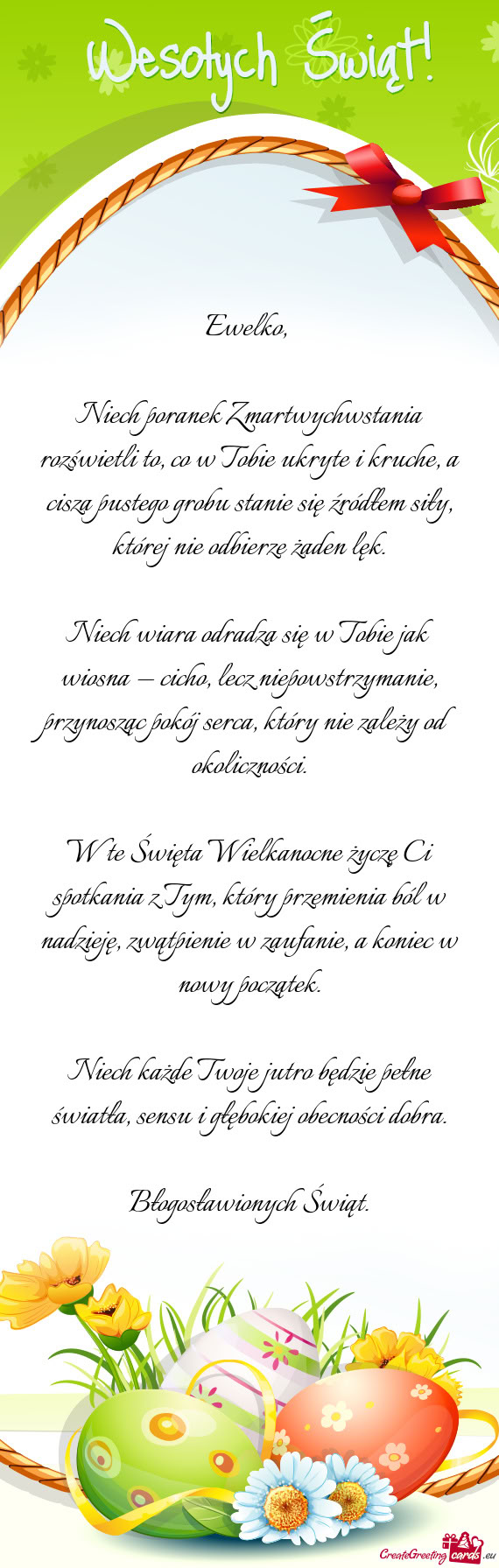 Nie się źródłem siły, której nie odbierze żaden lęk