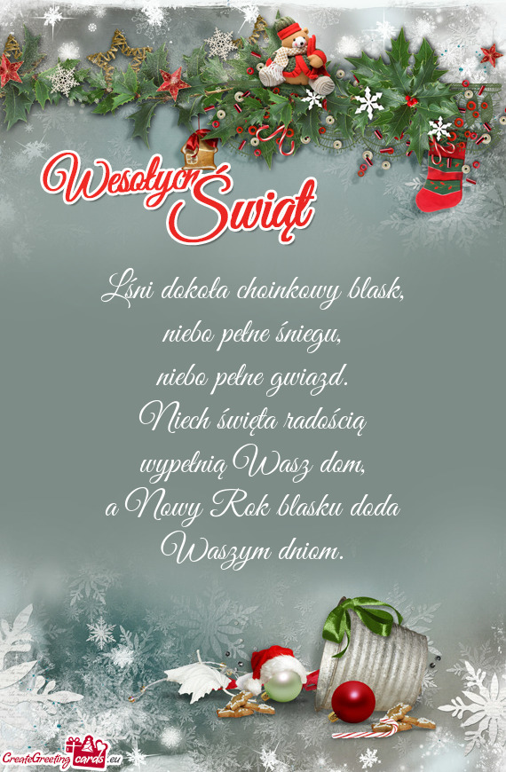 Niebo pełne śniegu